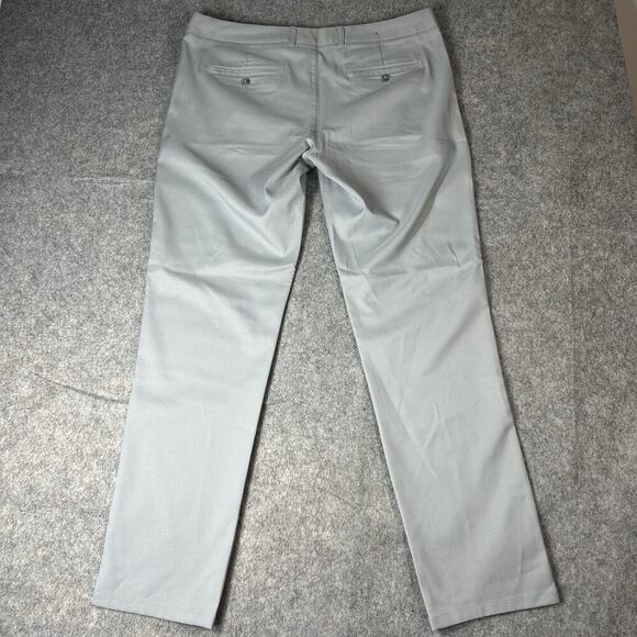 Mizzen Main Pants Mens 36x32 Gray Baron Athletic Tapered Performance Stretch - Picture 10 of 11